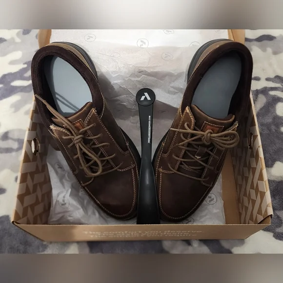 Anodyne Diabetes No. 72 Casual Sport Shoes Mens 8.5 Brown Leather Comfort Anodyne Men main image 4